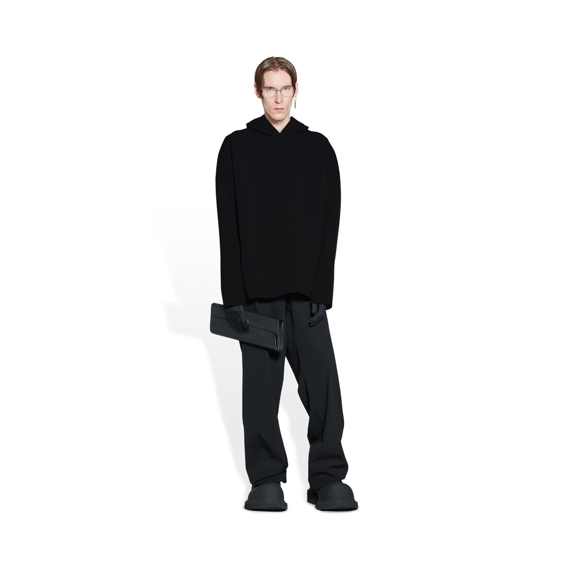 Hoodie in Black - 2