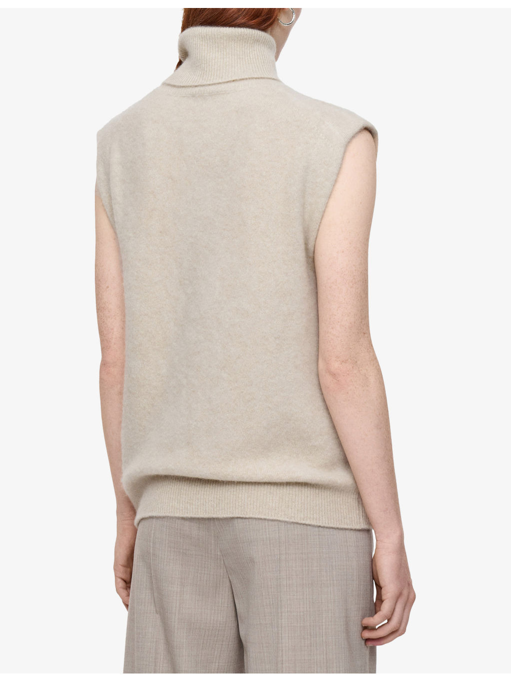 Brushed Cashmere Vest - 4
