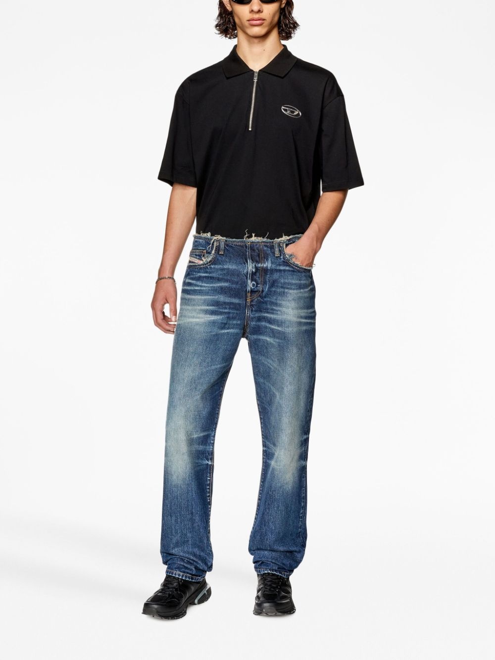 T-Vor cotton-jersey polo shirt - 2