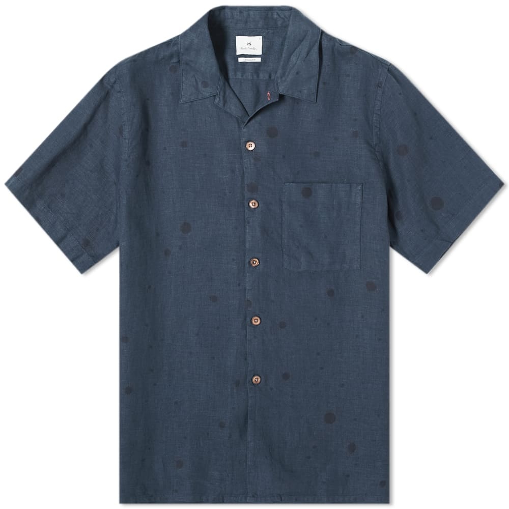 Paul Smith Spot Linen Vacation Shirt - 1