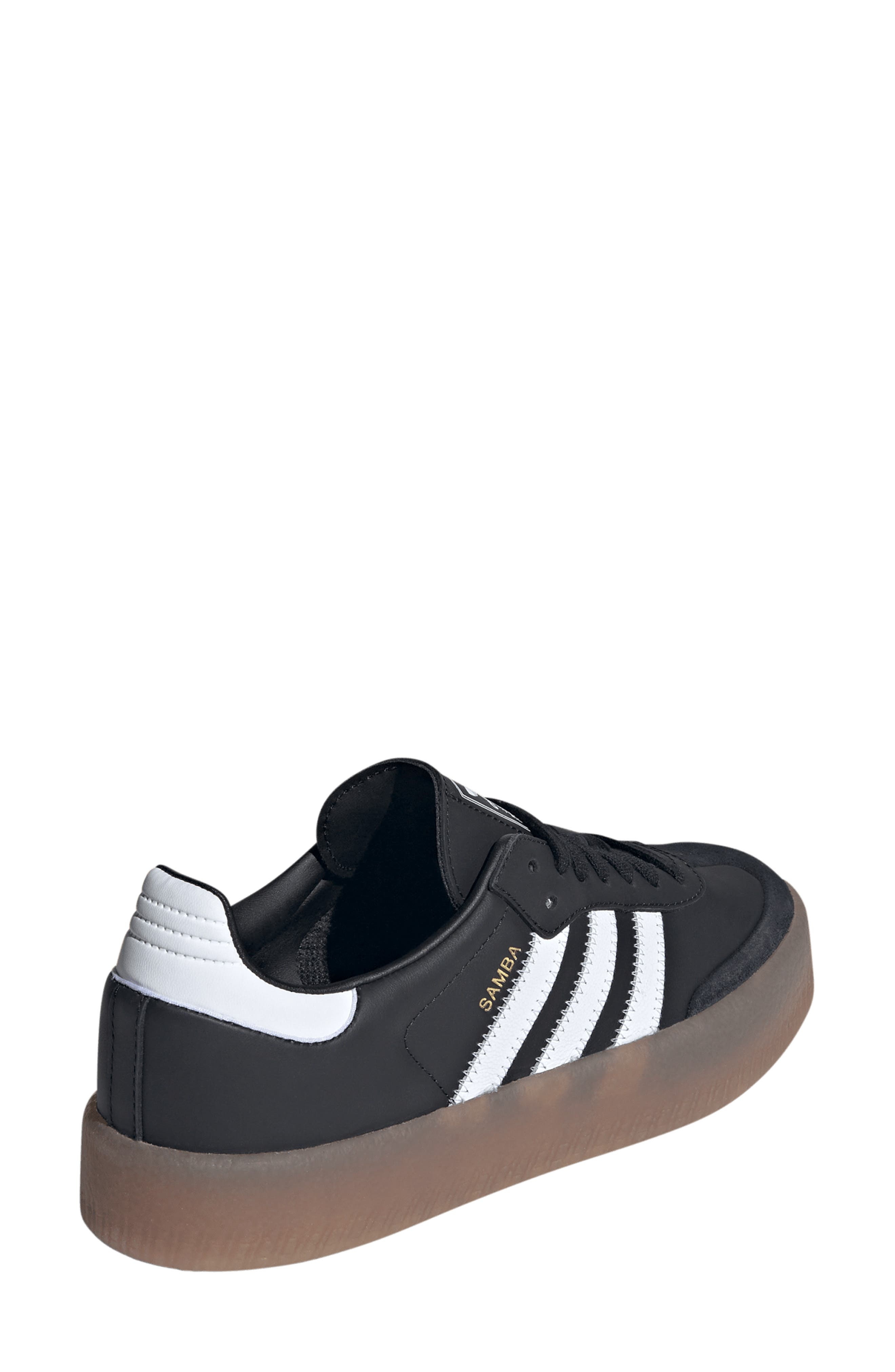 adidas Sambae Sneaker in Core Black/White/Gold at Nordstrom - 2