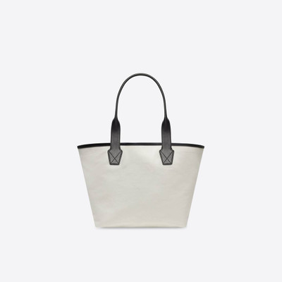 BALENCIAGA Women's Cities New York Jumbo Large Tote Bag  in Beige outlook