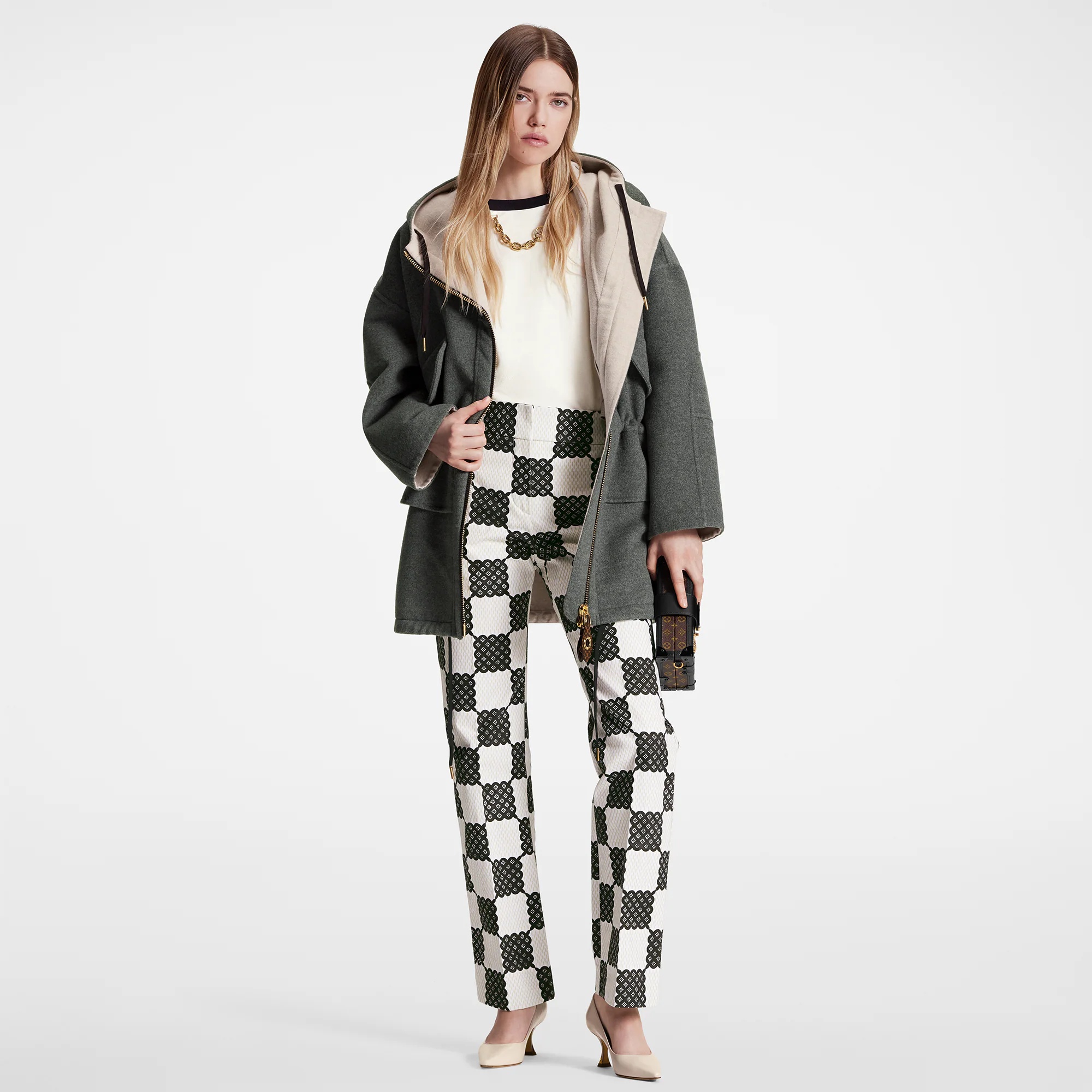 Double Face Peplum Jacket - 4
