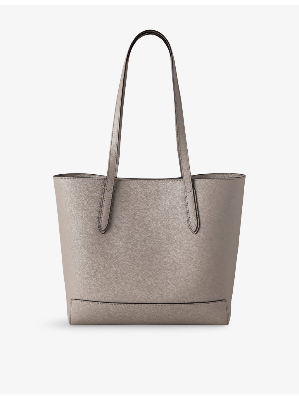 East West Leather Shopper Bag - 3