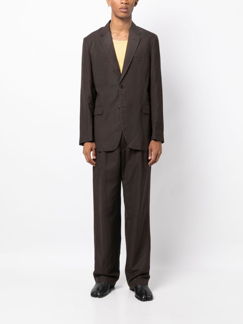 Maison Margiela drawstring straight-leg trousers outlook