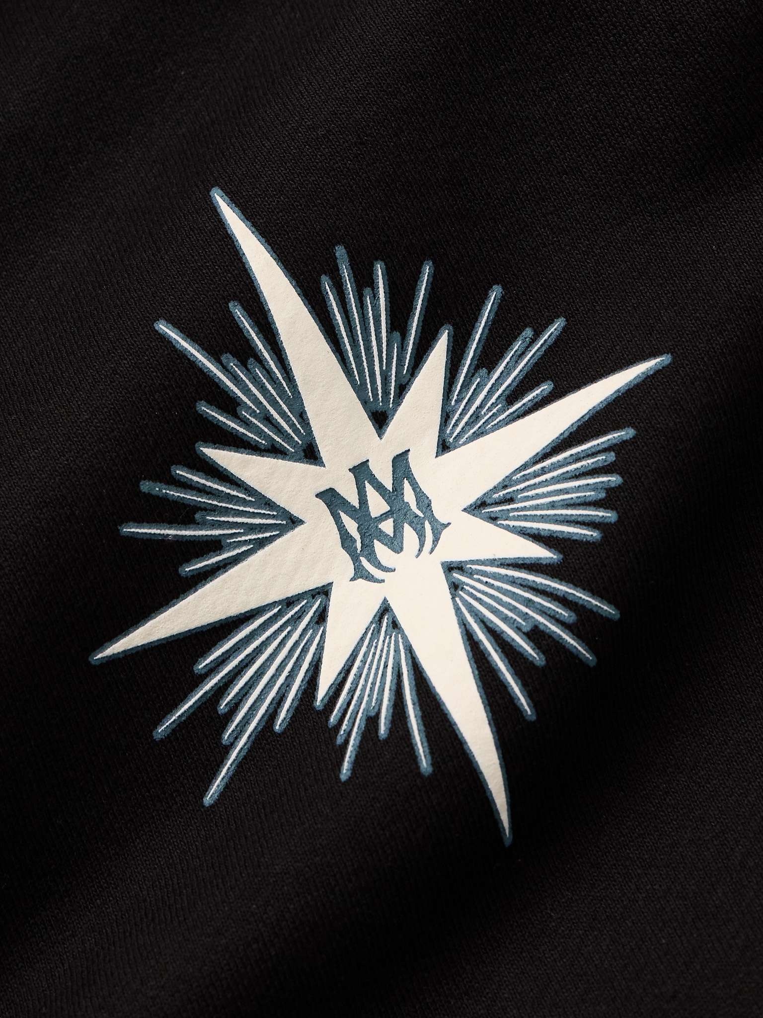 Starburst Logo-Print Cotton-Blend Jersey Hoodie - 4