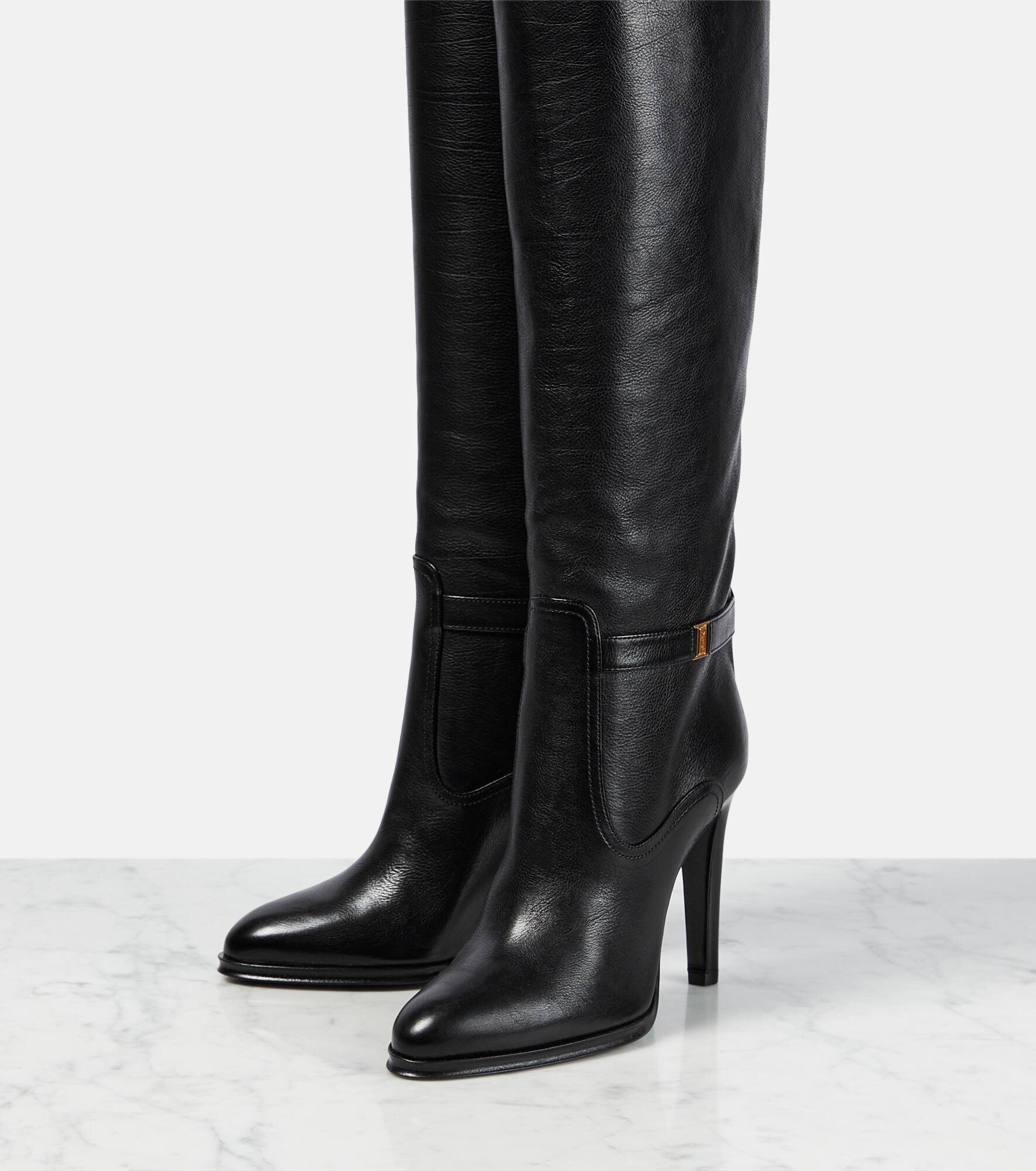 Diane 105 leather knee-high boots - 5