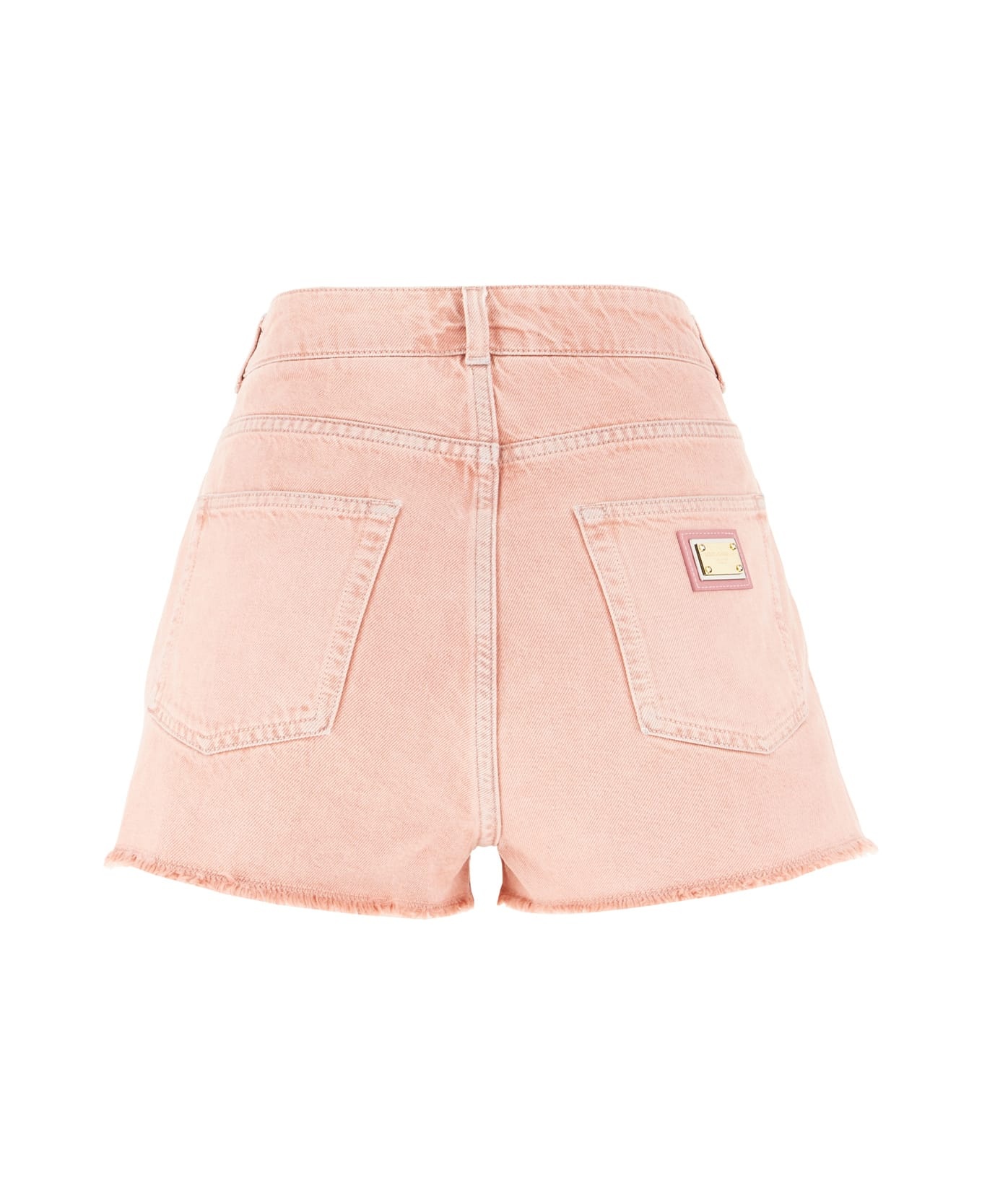 Pink Denim Shorts - 2