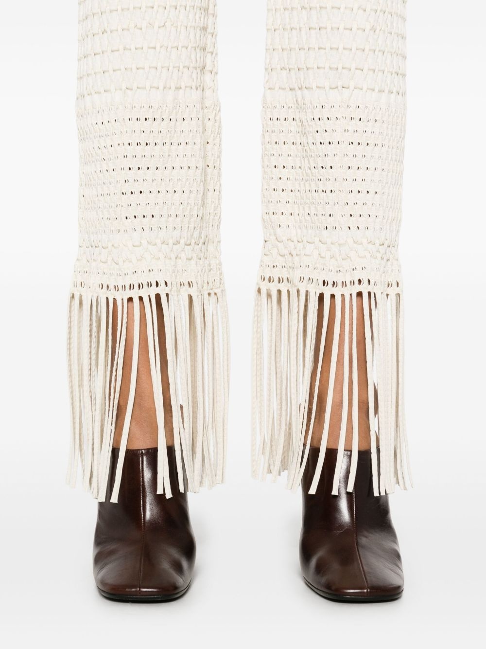 textured trousers - 5