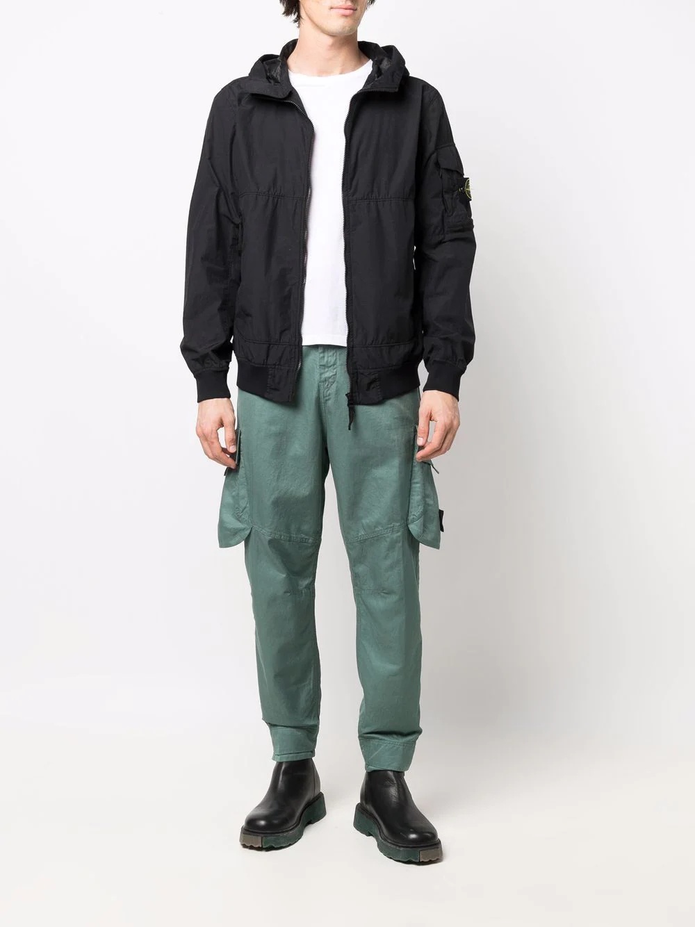 straight-leg cargo trousers - 2