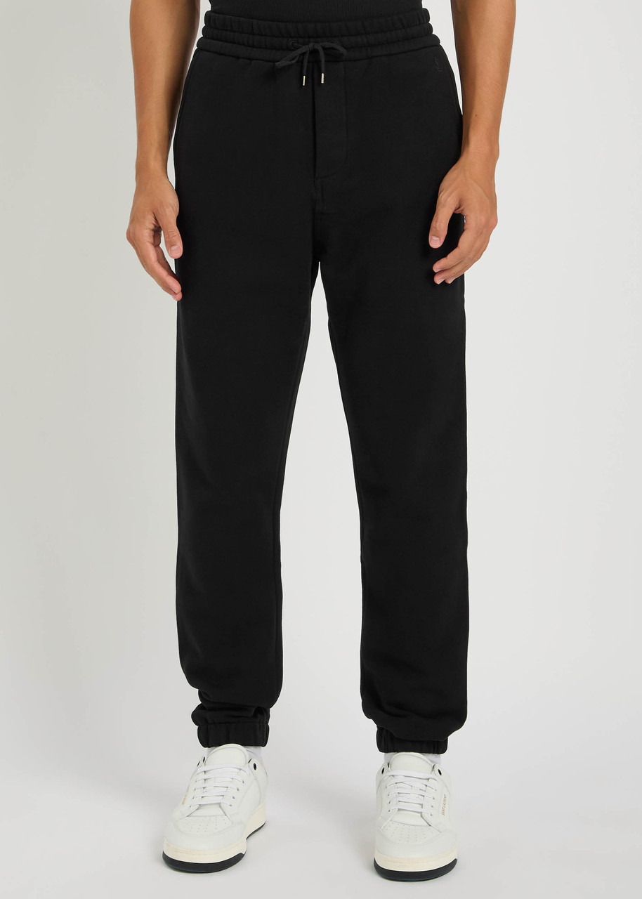 Saint Laurent Logo-embroidered Cotton Sweatpants - 2