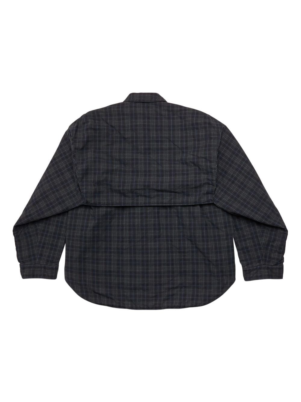 checked-pattern long-sleeve shirt - 2