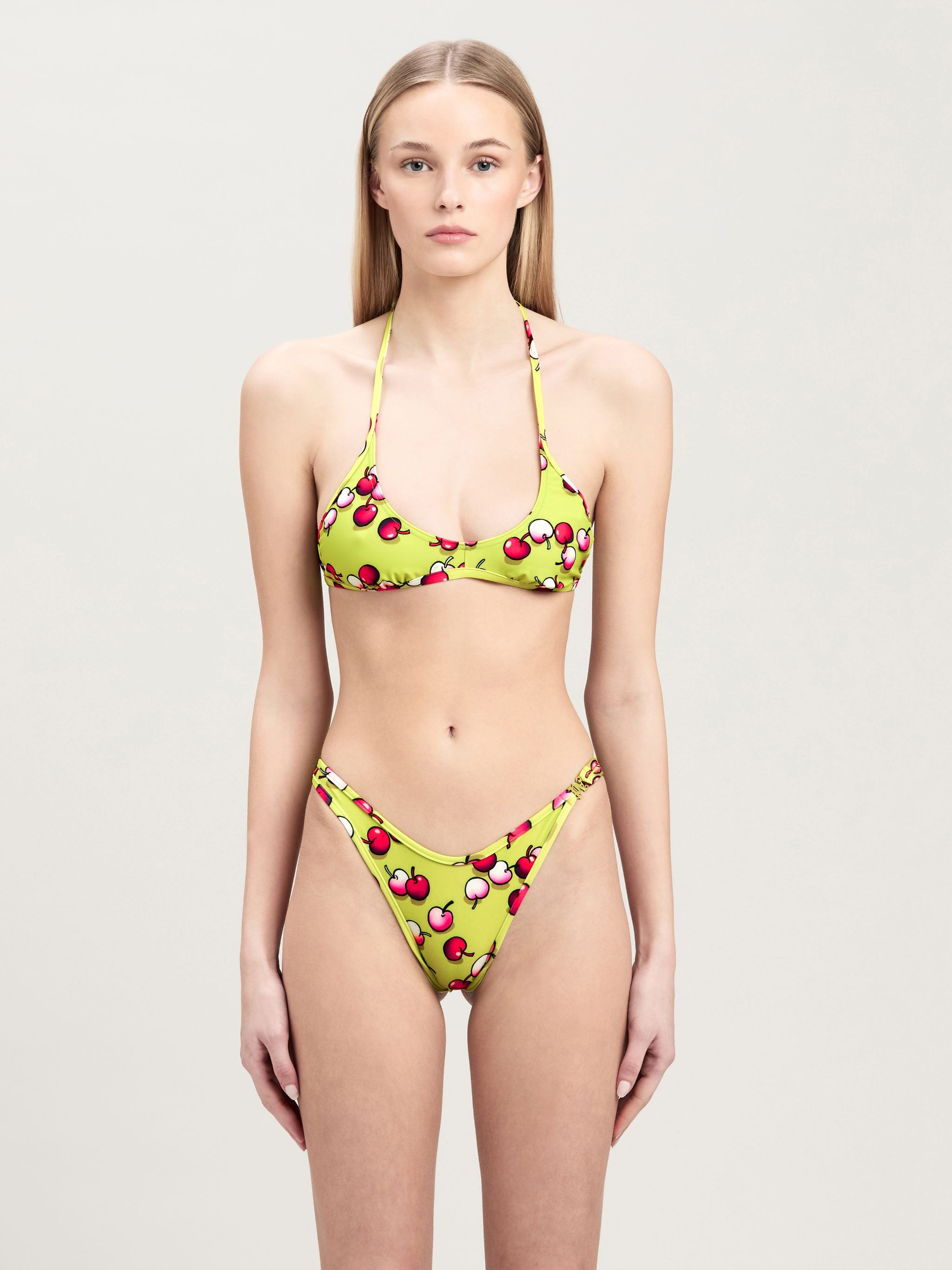 Cherries crossover bikini top - 3