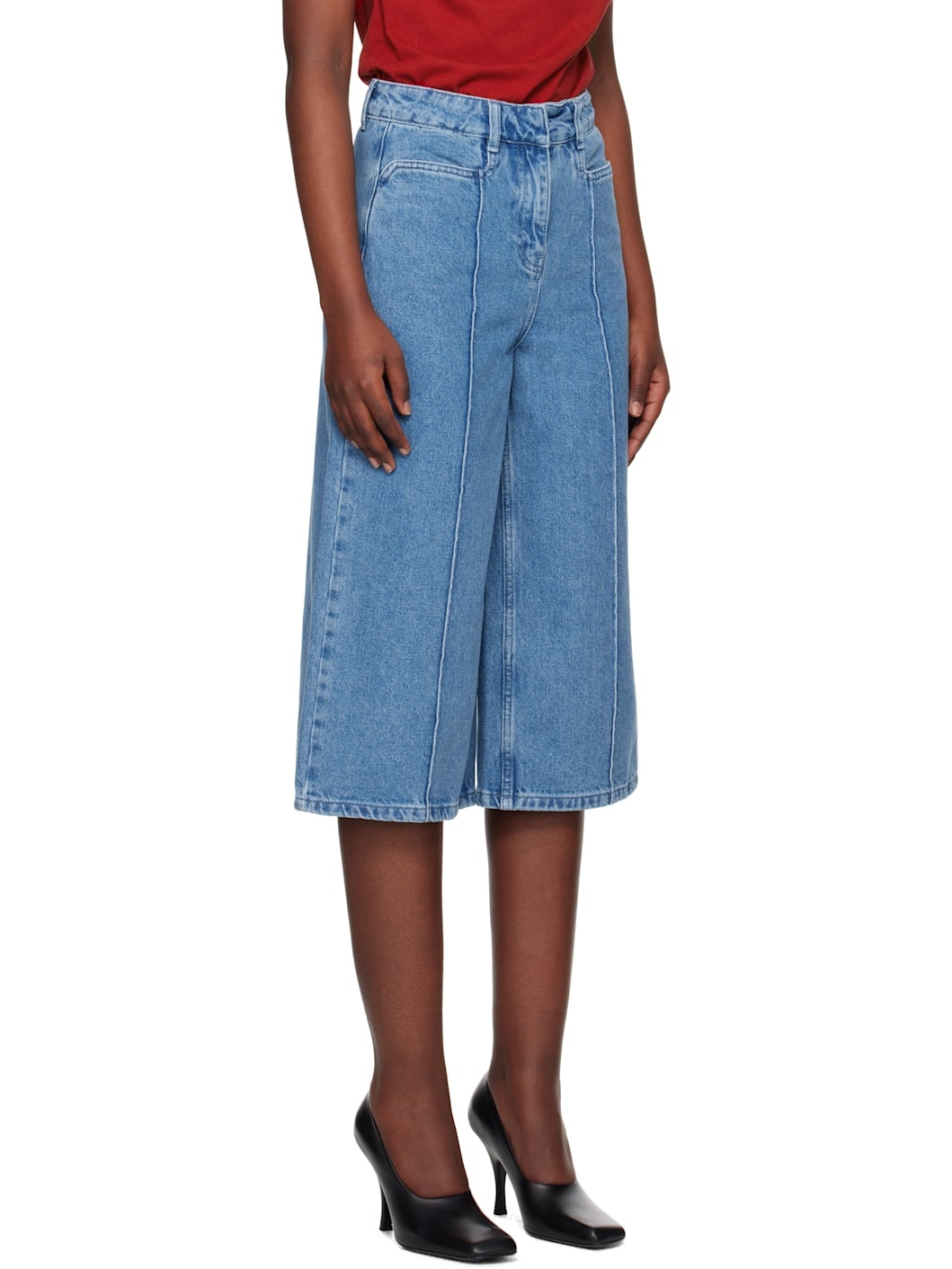 Blue Culotte Jeans - 2