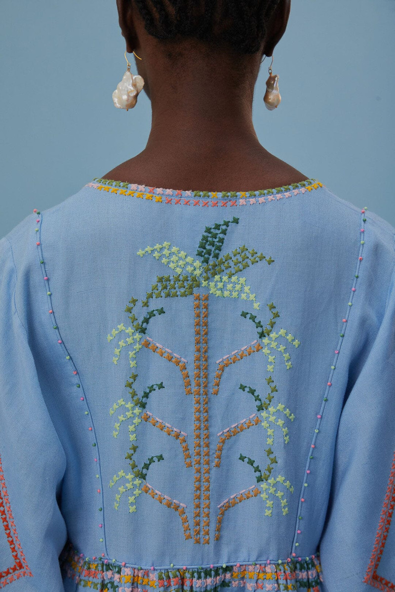 Embroidered Pineapple Cover-Up 5