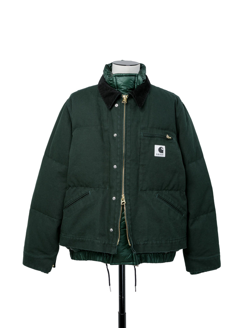 sacai Carhartt WIP Washed Duck Puffer Jacket outlook