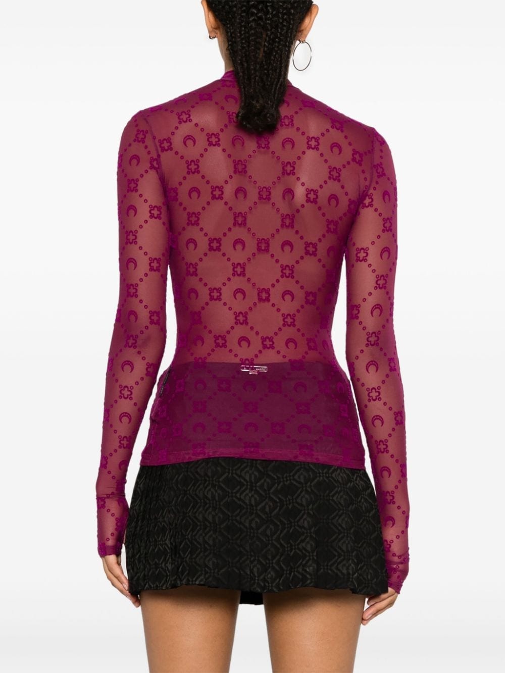 Moonogram mesh top - 4