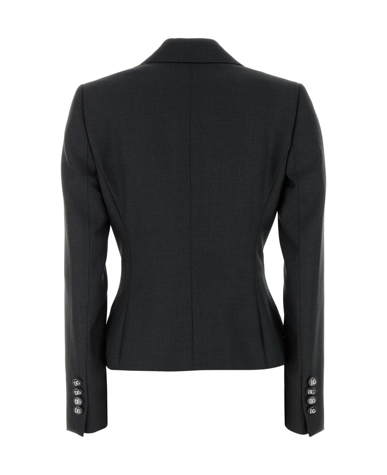 Dolce Double-breasted Jacket With Dg Logo Buttons - 2