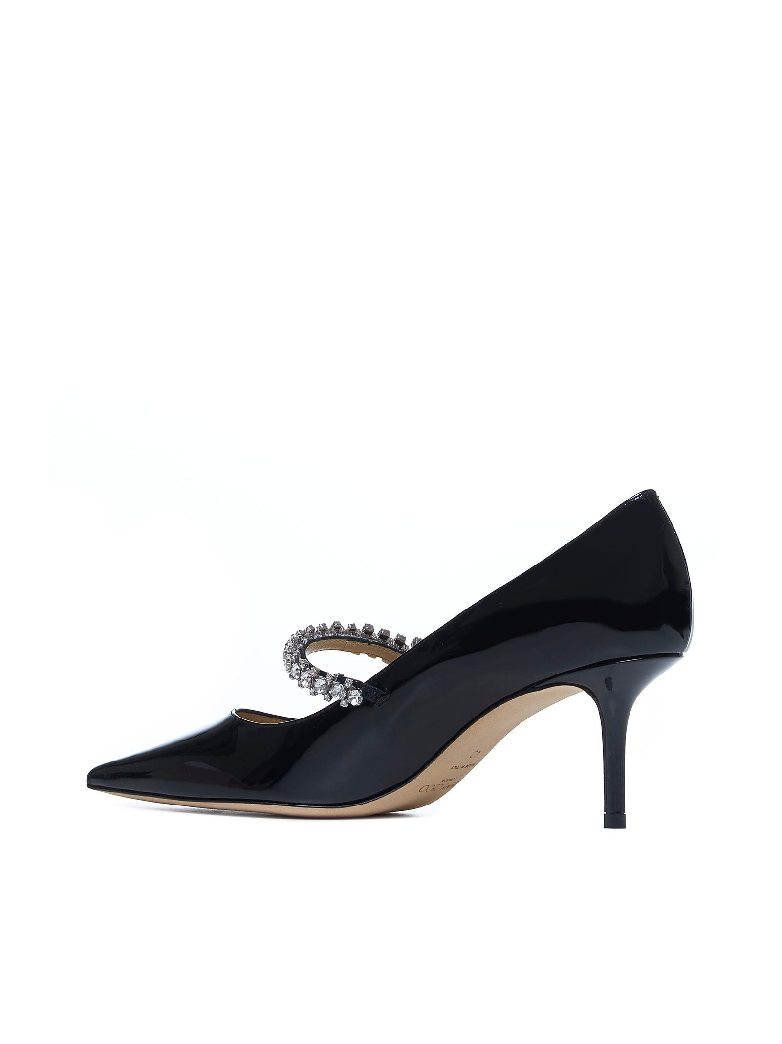 Bing crystals patent leather pumps - 3