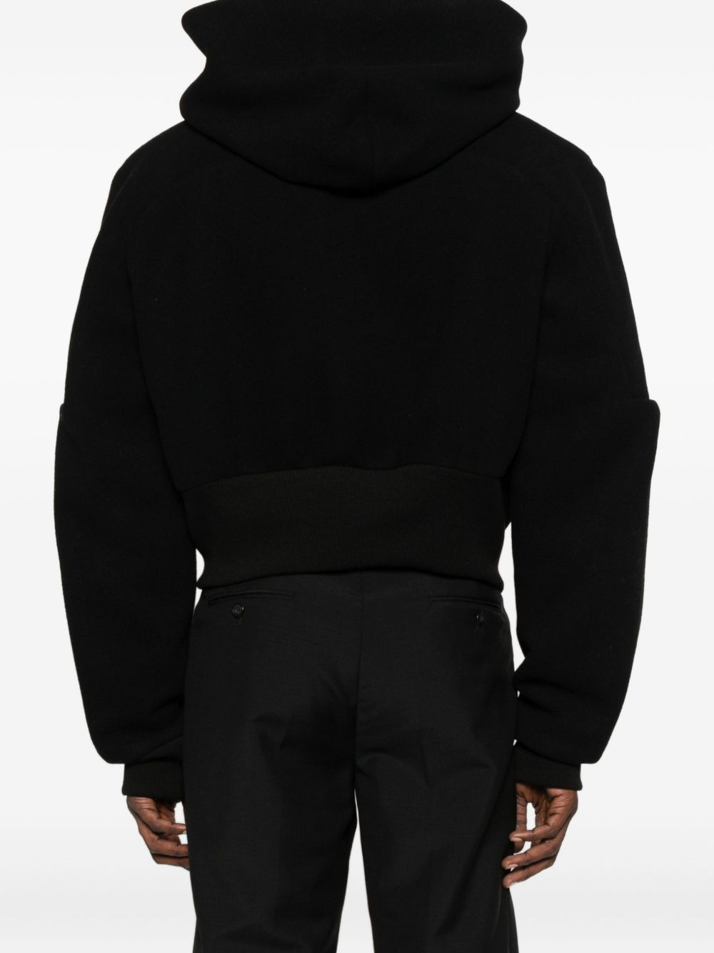 hooded zip-up jacket - 4