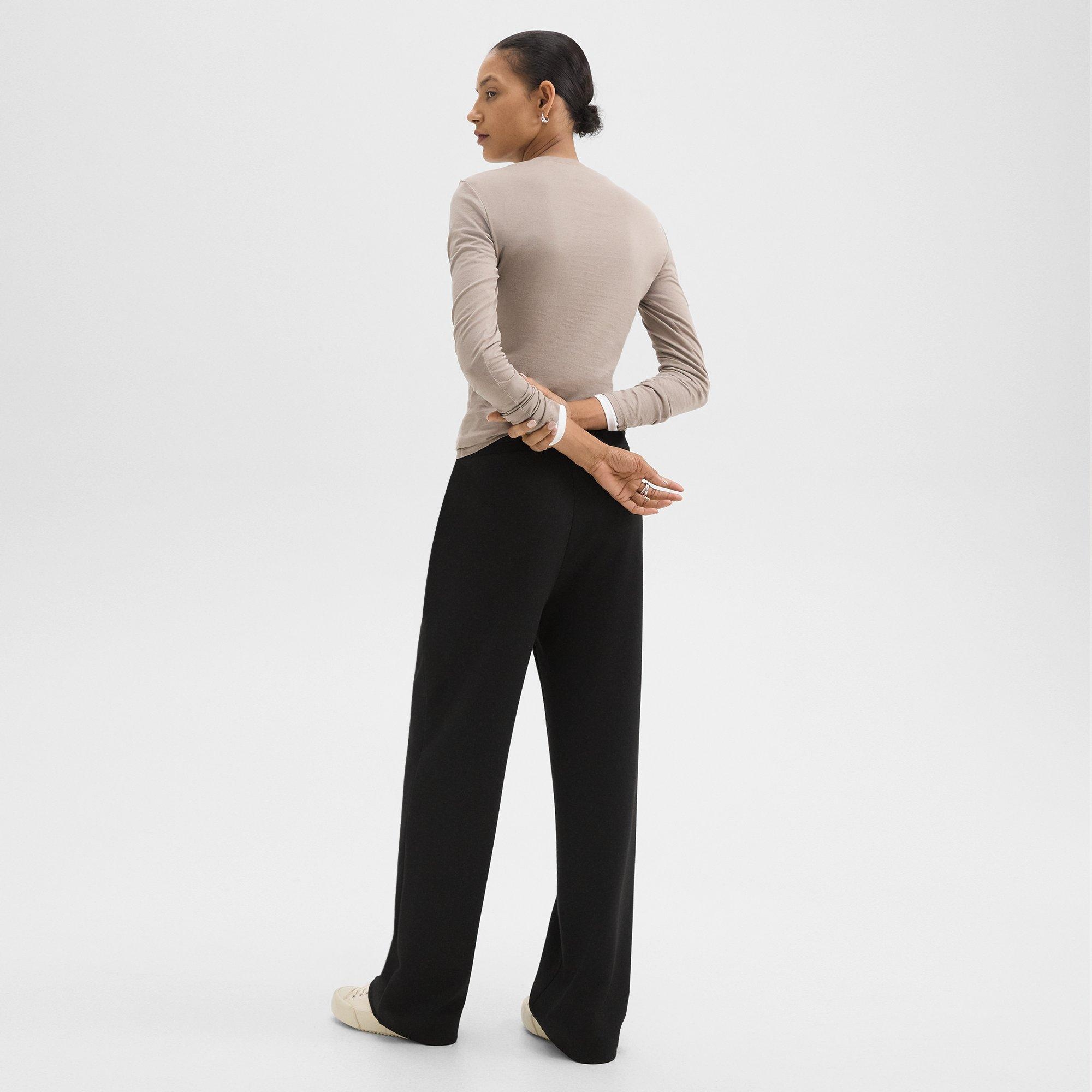 Track Pant in Double-Knit Jersey - 4