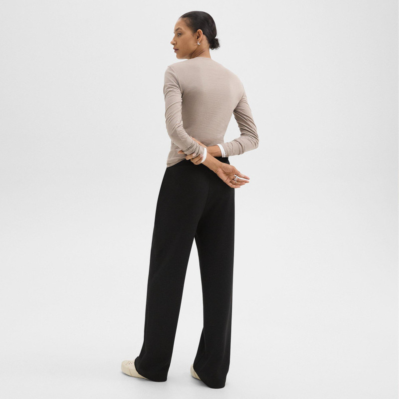 Theory Track Pant in Double-Knit Jersey outlook