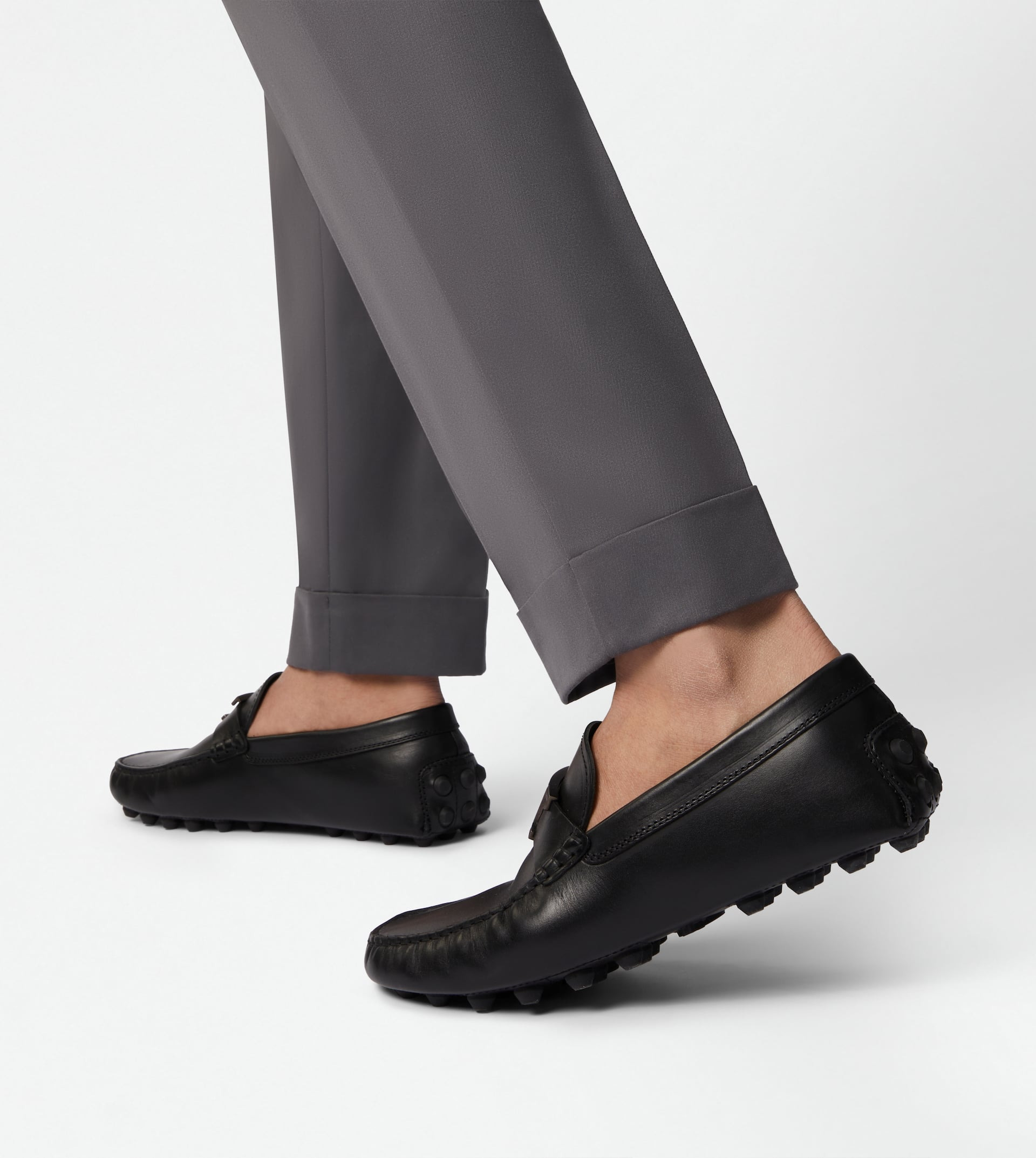 T TIMELESS GOMMINO BUBBLE IN LEATHER - BLACK - 7