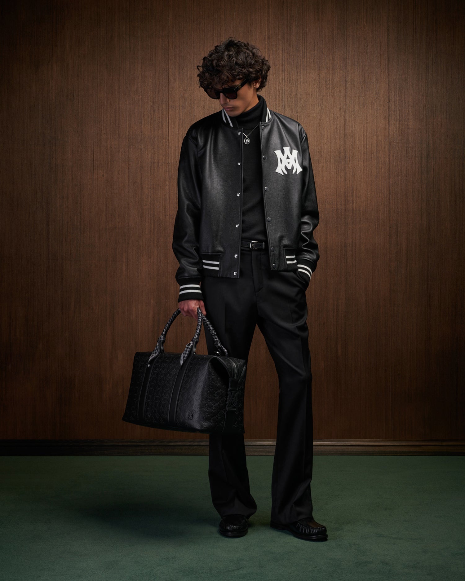 AMIRI MA HOLLYWOOD LEATHER BOMBER | REVERSIBLE