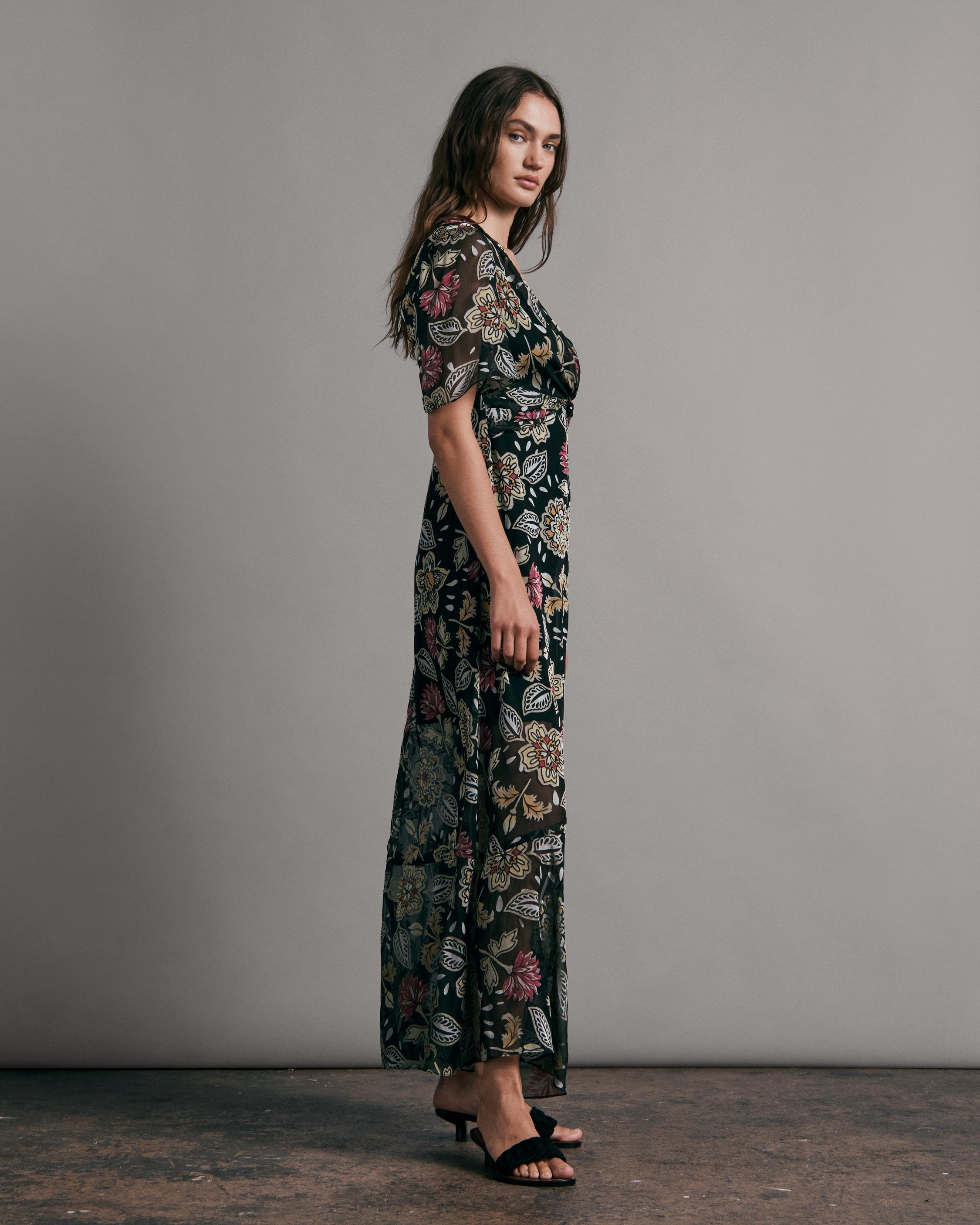Tamar Floral Maxi Dress
Silk Dress - 3