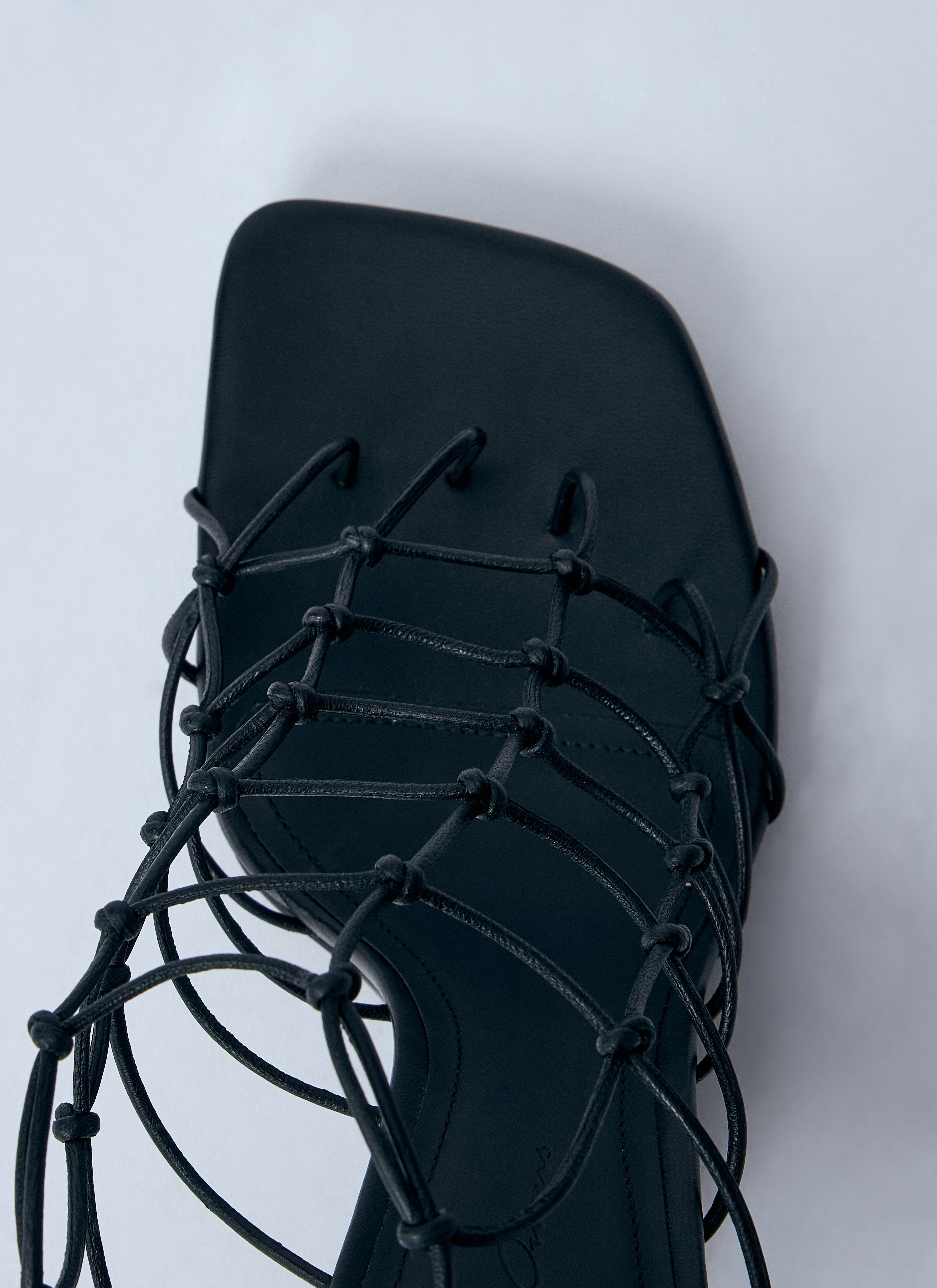 Rick Owens Women Hollywood Web Cantilever 8 Heeled Sandals - 6
