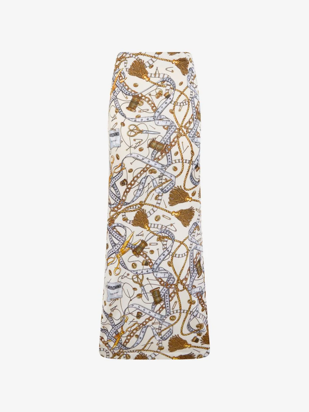 graphic-print maxi skirt - 1