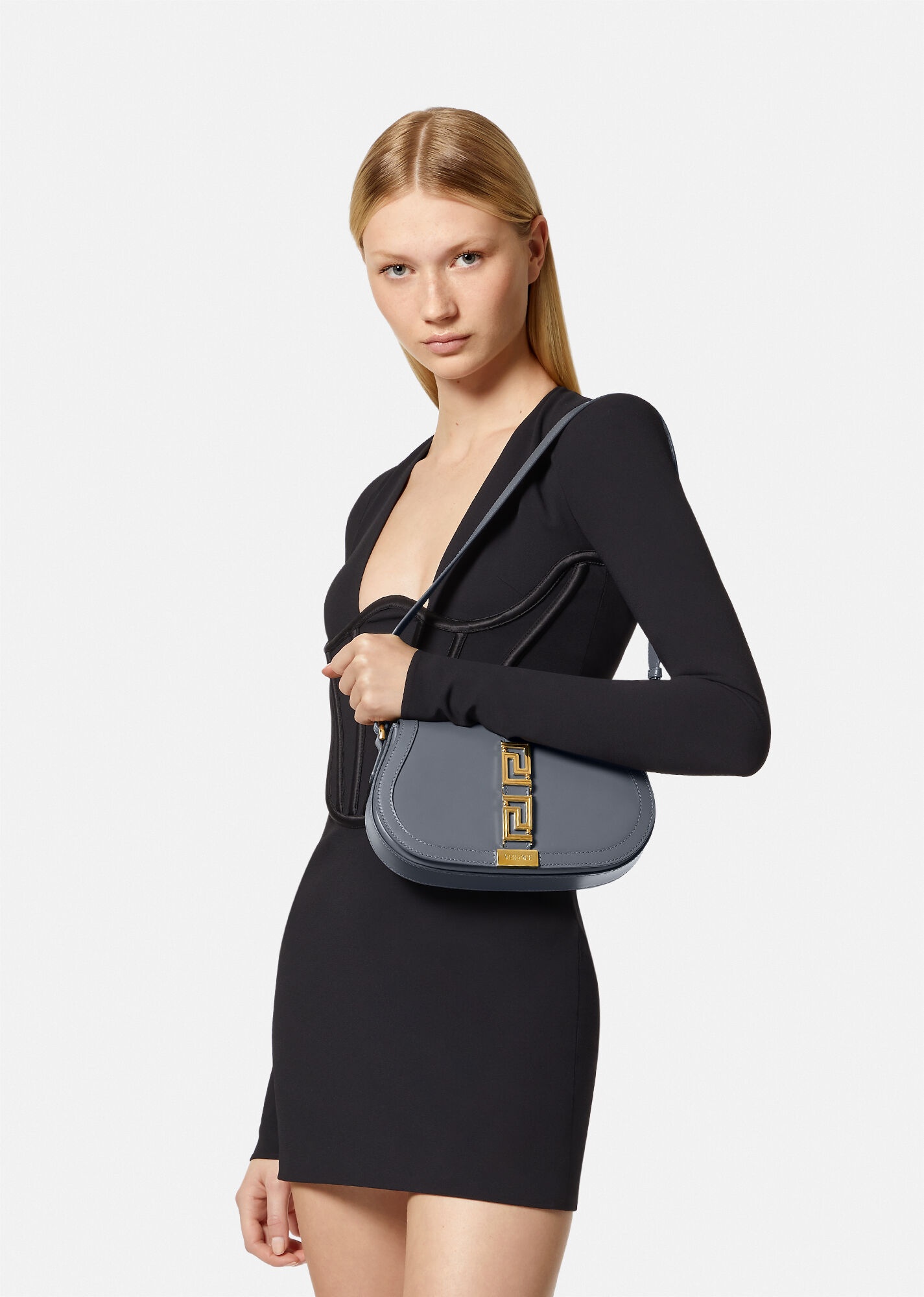 Greca Goddess Shoulder Bag - 7