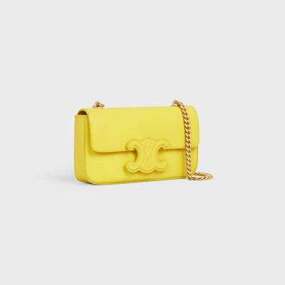 CELINE CHAIN SHOULDER BAG CUIR TRIOMPHE in shiny calfskin outlook