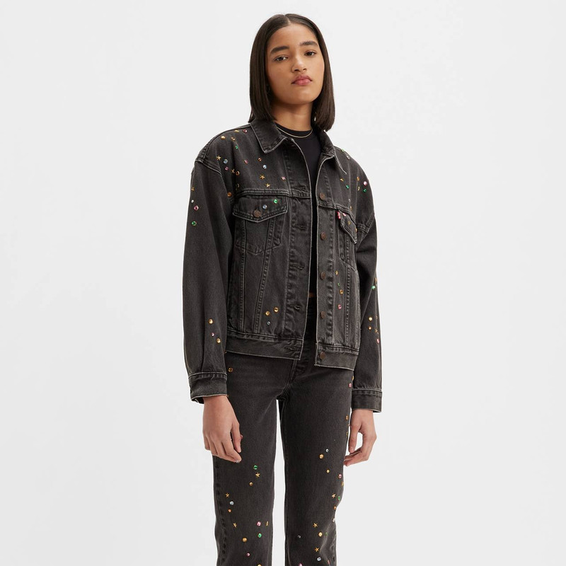 90S STUDDED TRUCKER JACKET 2