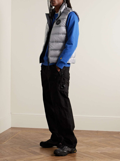 Canada Goose Crofton Slim-Fit Logo-Appliquéd Quilted Nylon-Ripstop Down Gilet outlook