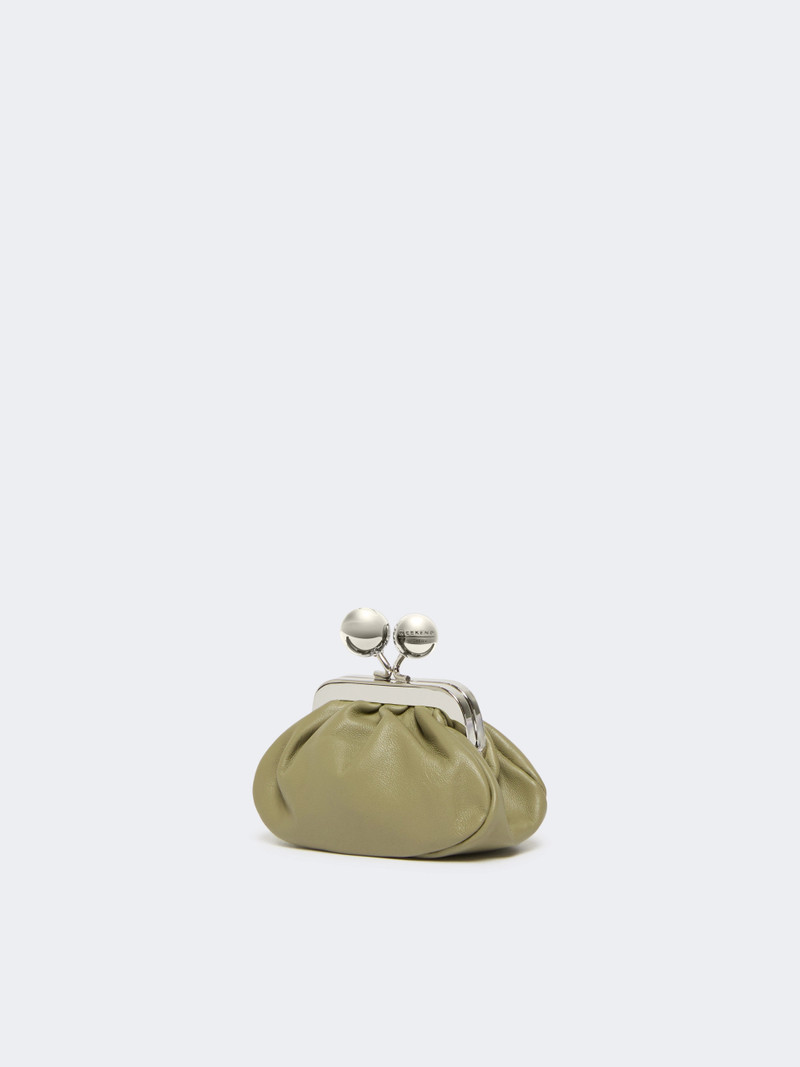 WEEKEND Max Mara Nappa sheepskin Nano Pasticcino Bag - SAGE GREEN outlook