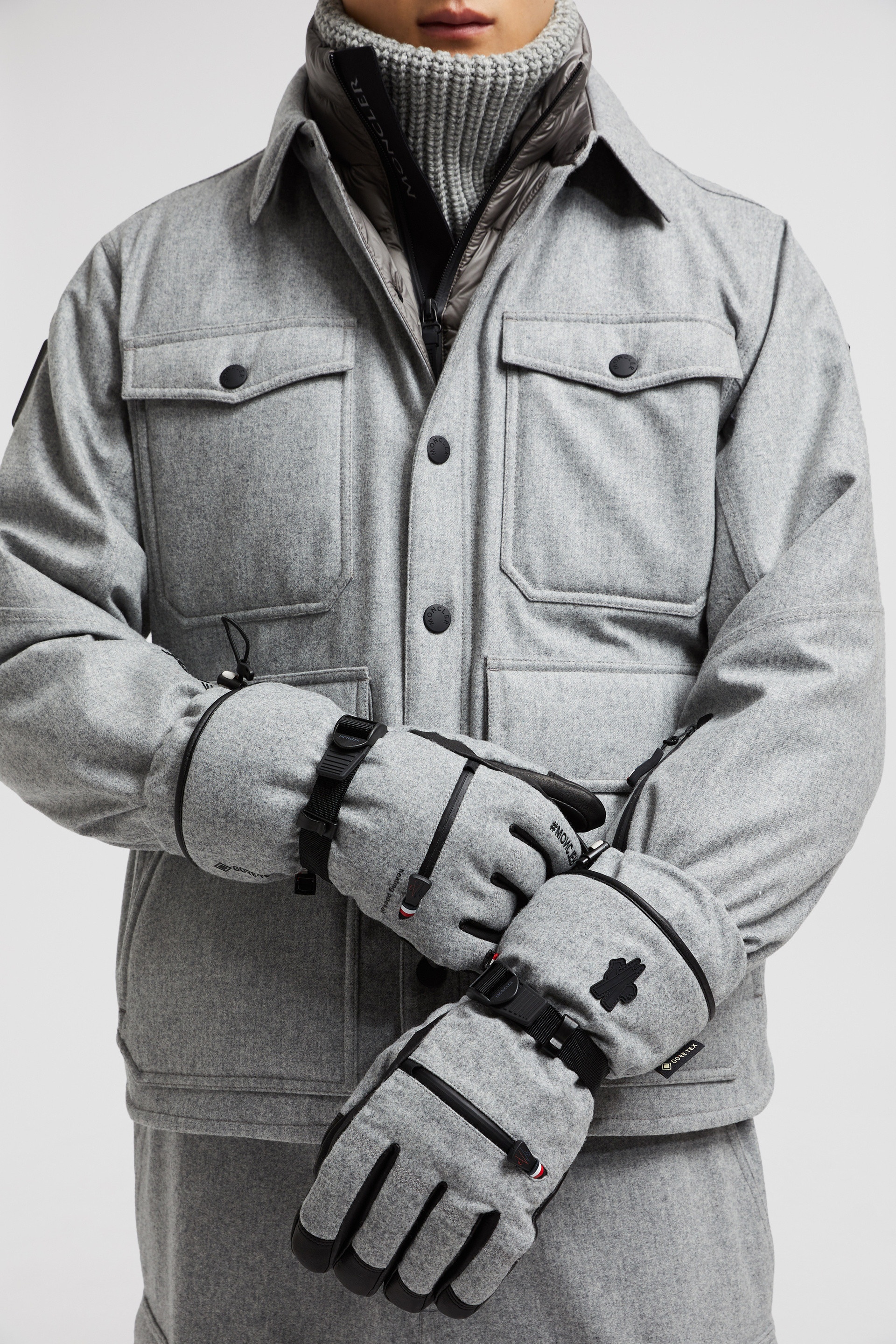 Padded Technical Wool Gloves - 2