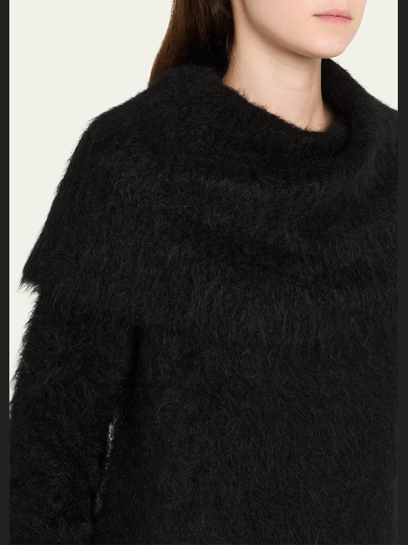 TOTEME Funnel-Neck Alpaca-Blend Sweater outlook