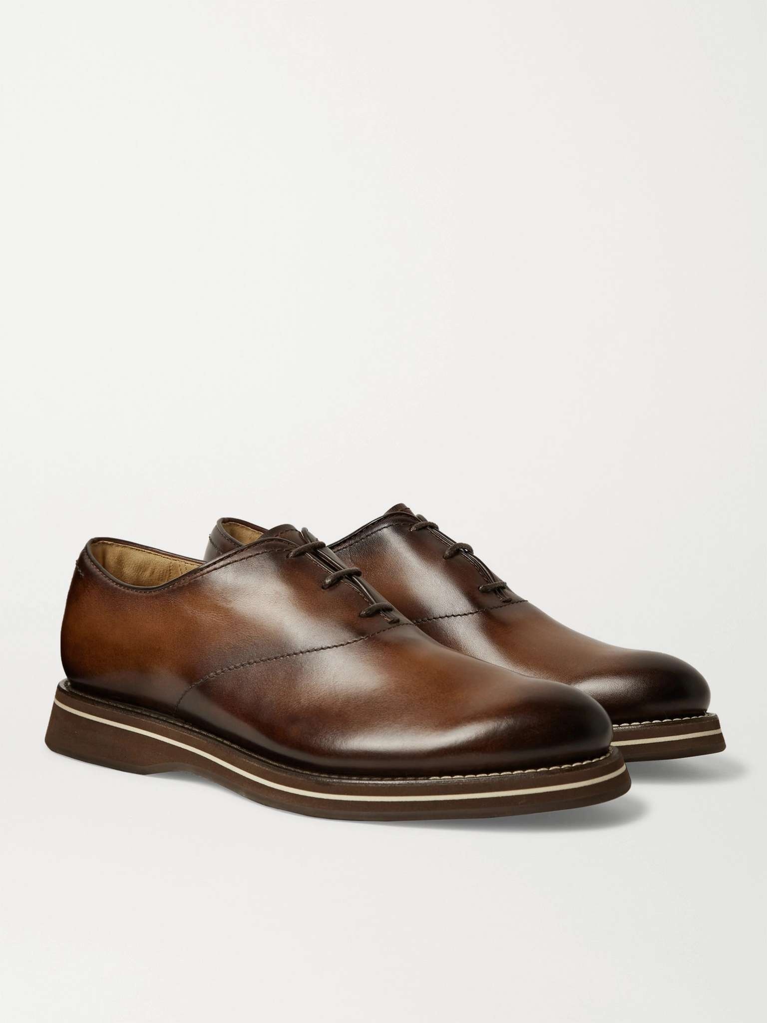 Alessio Padova Venezia Leather Oxford Shoes - 4