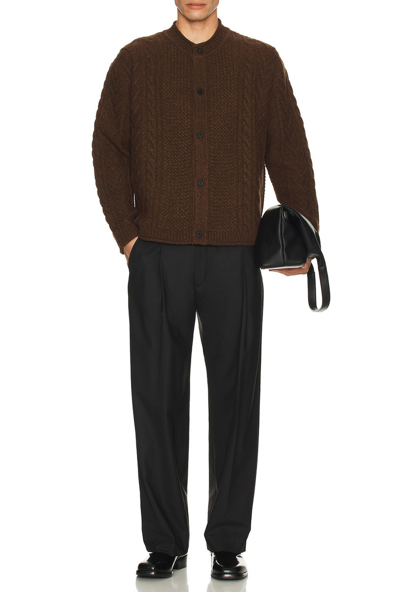 LE17SEPTEMBRE Twisted Round Neck Cardigan outlook