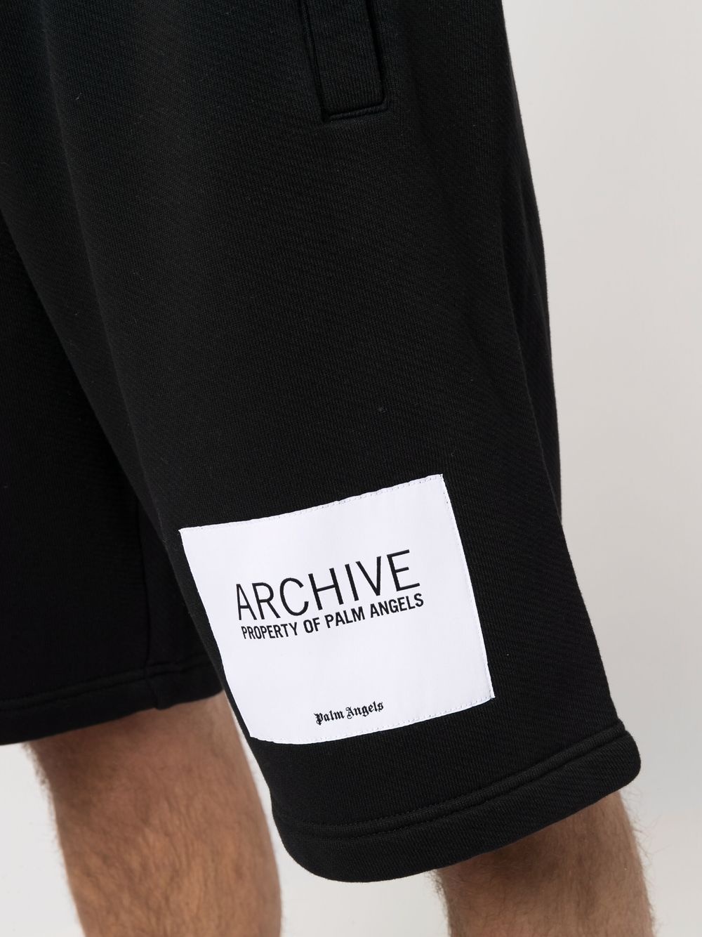 logo-patch track shorts - 5