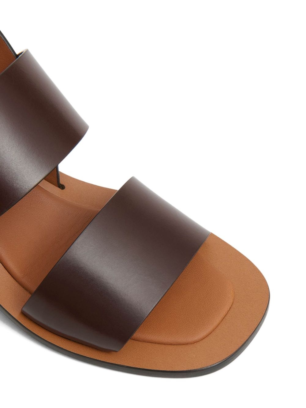 60mm leather sandals - 4