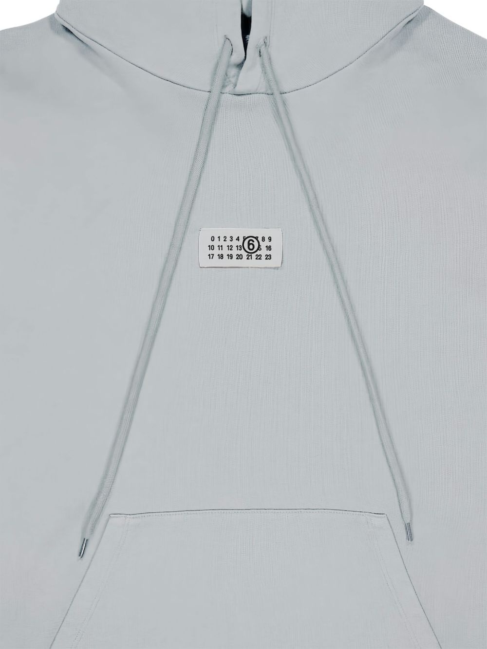 numbers-motif hoodie - 3