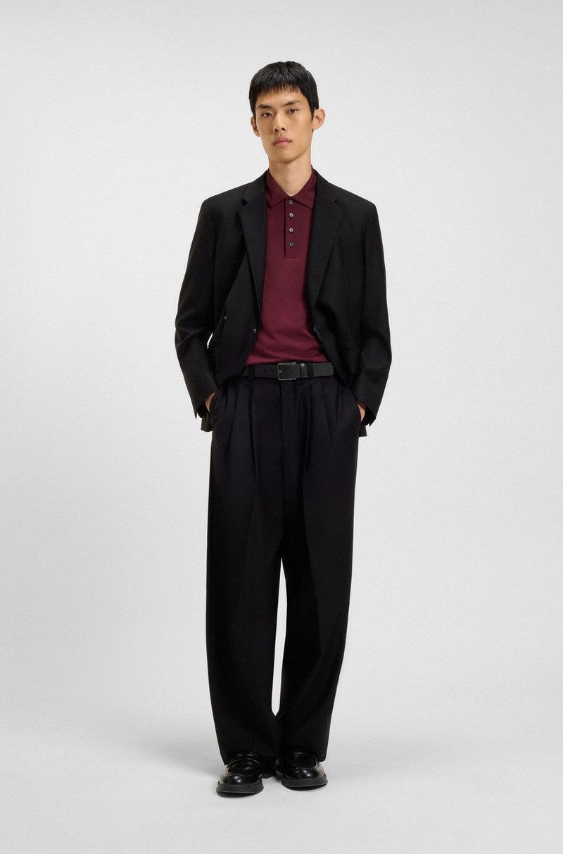 HUGO SLIM-FIT POLO SHIRT IN MERCERIZED COTTON outlook
