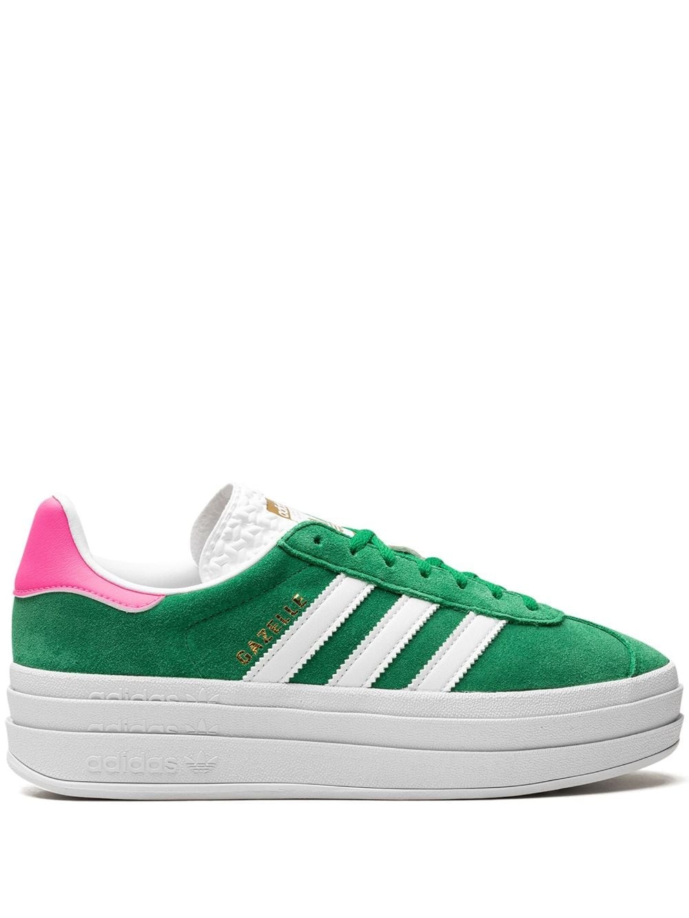 Gazelle Bold "Green/Lucid Pink" sneakers - 1