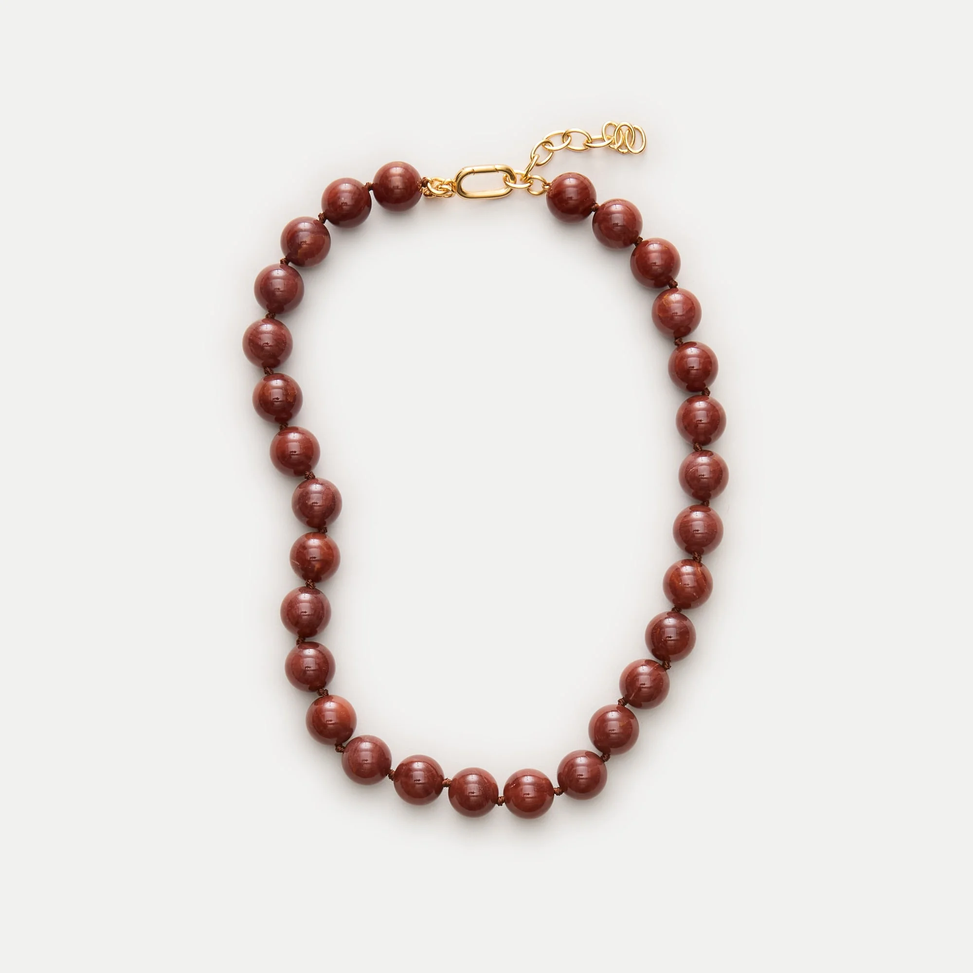 Beaded chunky necklace - 1