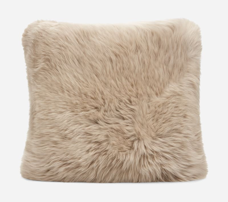® Sheepskin Pillow in Sand 1