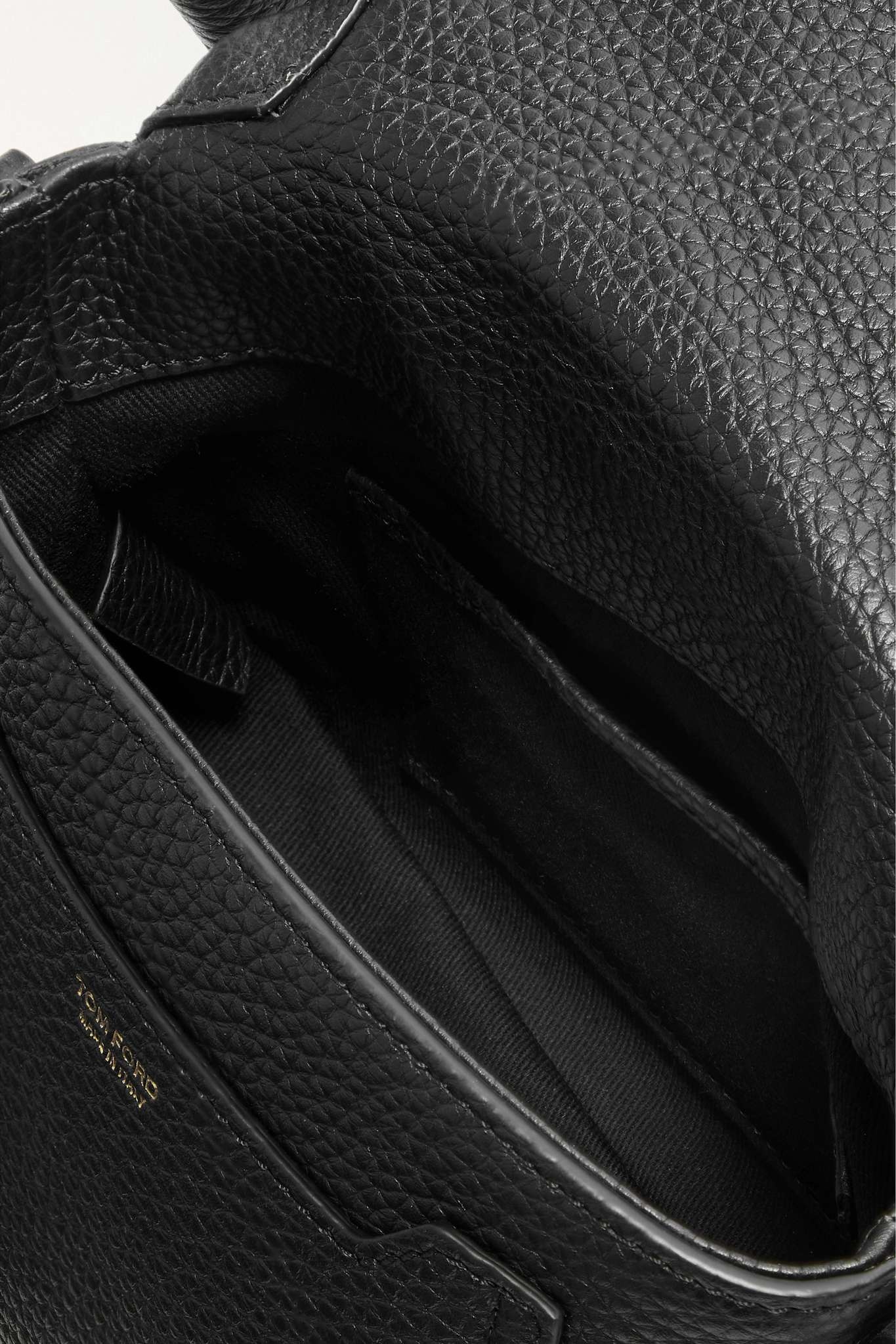 Jennifer mini textured-leather shoulder bag - 5
