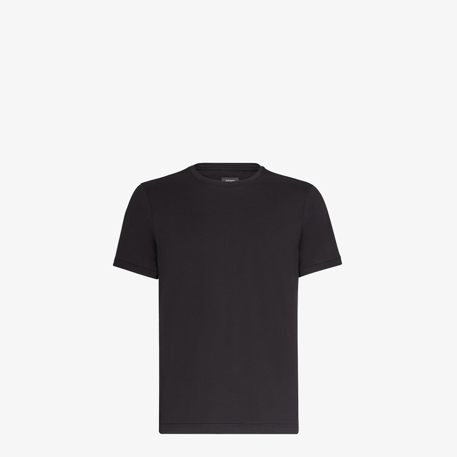 Black cotton T-shirt - 1