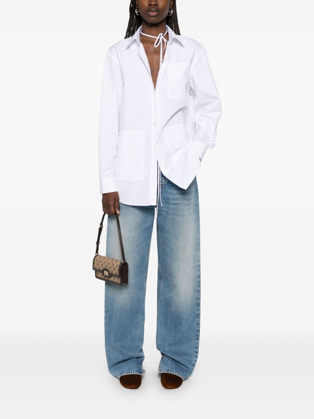 cotton poplin shirt - 2